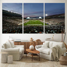 90831-MGV-CV-36X24-Michigan State Spartans Football Team Print - East Lansing Spartan Stadium Canvas Print