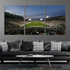 90831-MGV-CV-36X24-Michigan State Spartans Football Team Print - East Lansing Spartan Stadium Canvas Print