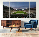 90831-MGV-CV-36X24-Michigan State Spartans Football Team Print - East Lansing Spartan Stadium Canvas Print