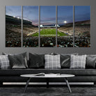 90831-MGV-CV-36X24-Michigan State Spartans Football Team Print - East Lansing Spartan Stadium Canvas Print