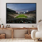 90831-MGV-FC-36X24_Black-Michigan State Spartans Football Team Print - East Lansing Spartan Stadium Canvas Print