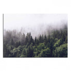 42578900-MGV-CV-36X24-Misty Forest Canvas Wall Art – Serene Triptych Nature Print – Woodland Landscape Decor for Living Room or Office – Ready to Hang