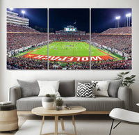 NC State Wolfpack Canvas Print - Raleigh Carter-Finley Stadium Wall Art, Football Team Canvas Print