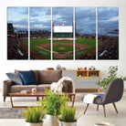 44631-MGV-CV-36X24-Oracle Park San Francisco Giants Wall Art | Oracle Park Stadium Canvas Print| Large Framed Baseball Wall Decor