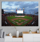 Oracle Park San Francisco Giants Wall Art | Oracle Park Stadium Canvas Print| Large Framed Baseball Wall Decor