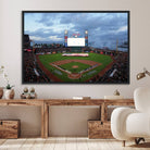 44631-MGV-FC-36X24_Black-Oracle Park San Francisco Giants Wall Art | Oracle Park Stadium Canvas Print| Large Framed Baseball Wall Decor