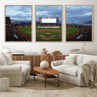 44631-MGV-FC-60X30-3P_Natural-Oracle Park San Francisco Giants Wall Art | Oracle Park Stadium Canvas Print| Large Framed Baseball Wall Decor