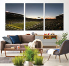 Oregon Ducks Football Team Print - Eugene Autzen Stadium Wall Art Canvas Print