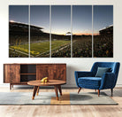 21429-MGV-CV-36X24-Oregon Ducks Football Team Print - Eugene Autzen Stadium Wall Art Canvas Print