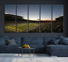 21429-MGV-CV-36X24-Oregon Ducks Football Team Print - Eugene Autzen Stadium Wall Art Canvas Print