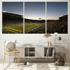 Oregon Ducks Football Team Print - Eugene Autzen Stadium Wall Art Canvas Print