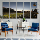 21429-MGV-CV-60X31-5P-Oregon Ducks Football Team Print - Eugene Autzen Stadium Wall Art Canvas Print