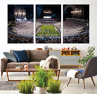 11391-MGV-CV-36X24-Penn Stadium Football Wall Art Canvas Print, Pennsylvania University Football Stadium