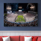Penn Stadium Football Wall Art Canvas Print, Pennsylvania University Football Stadium