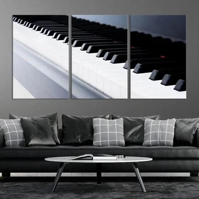 Piano Artwork Canvas Wall Art Print