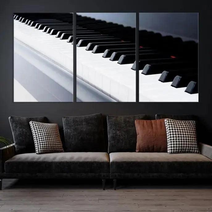 Piano Artwork Canvas Wall Art Print