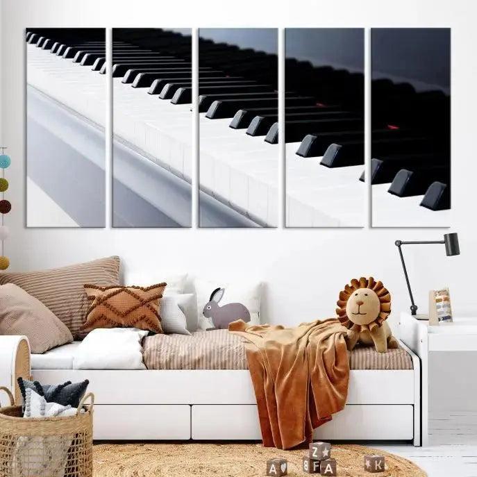 Edit-Images-Piano Artwork Canvas Wall Art Print