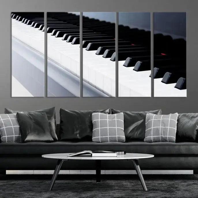 Edit-Images-Piano Artwork Canvas Wall Art Print