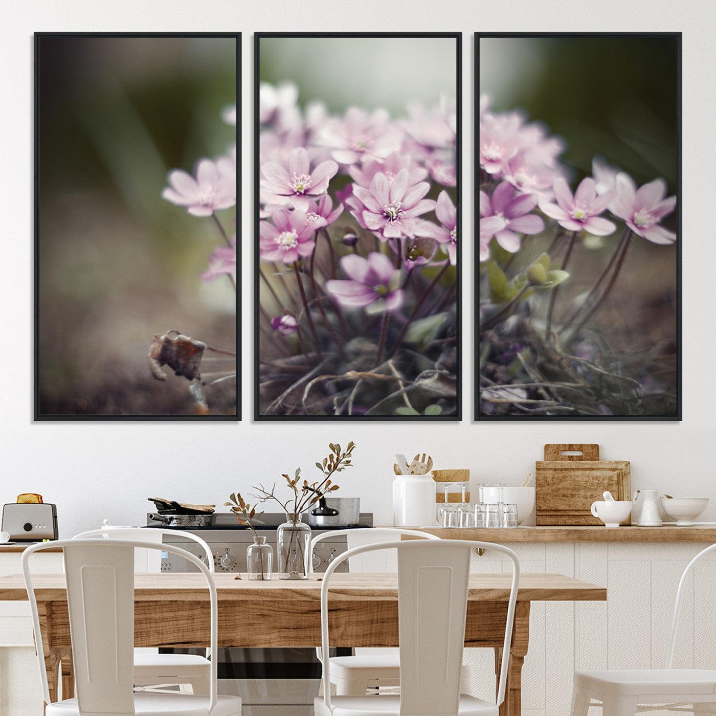 90173-MGV-CV-36X24-Pink Wild Flower Canvas Print