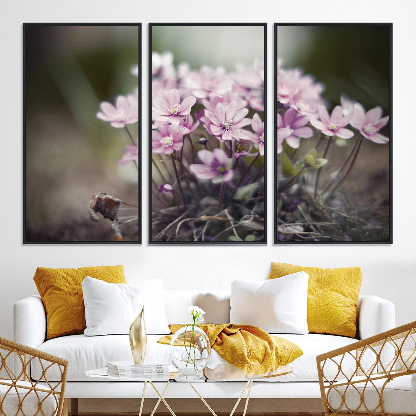 90173-MGV-CV-36X24-Pink Wild Flower Canvas Print