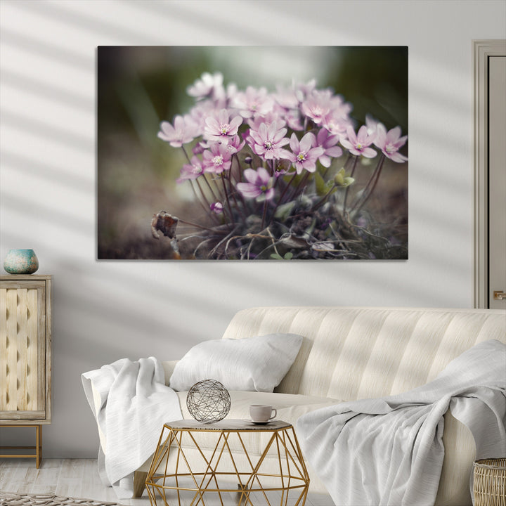 Pink Wild Flower Canvas Print