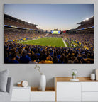 41853-MGV-CV-36X24-Pittsburgh Panthers Football Team Print - Pittsburgh Acrisure Stadium Wall Art Canvas Print