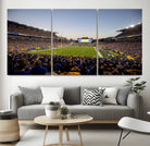 41853-MGV-CV-36X24-Pittsburgh Panthers Football Team Print - Pittsburgh Acrisure Stadium Wall Art Canvas Print