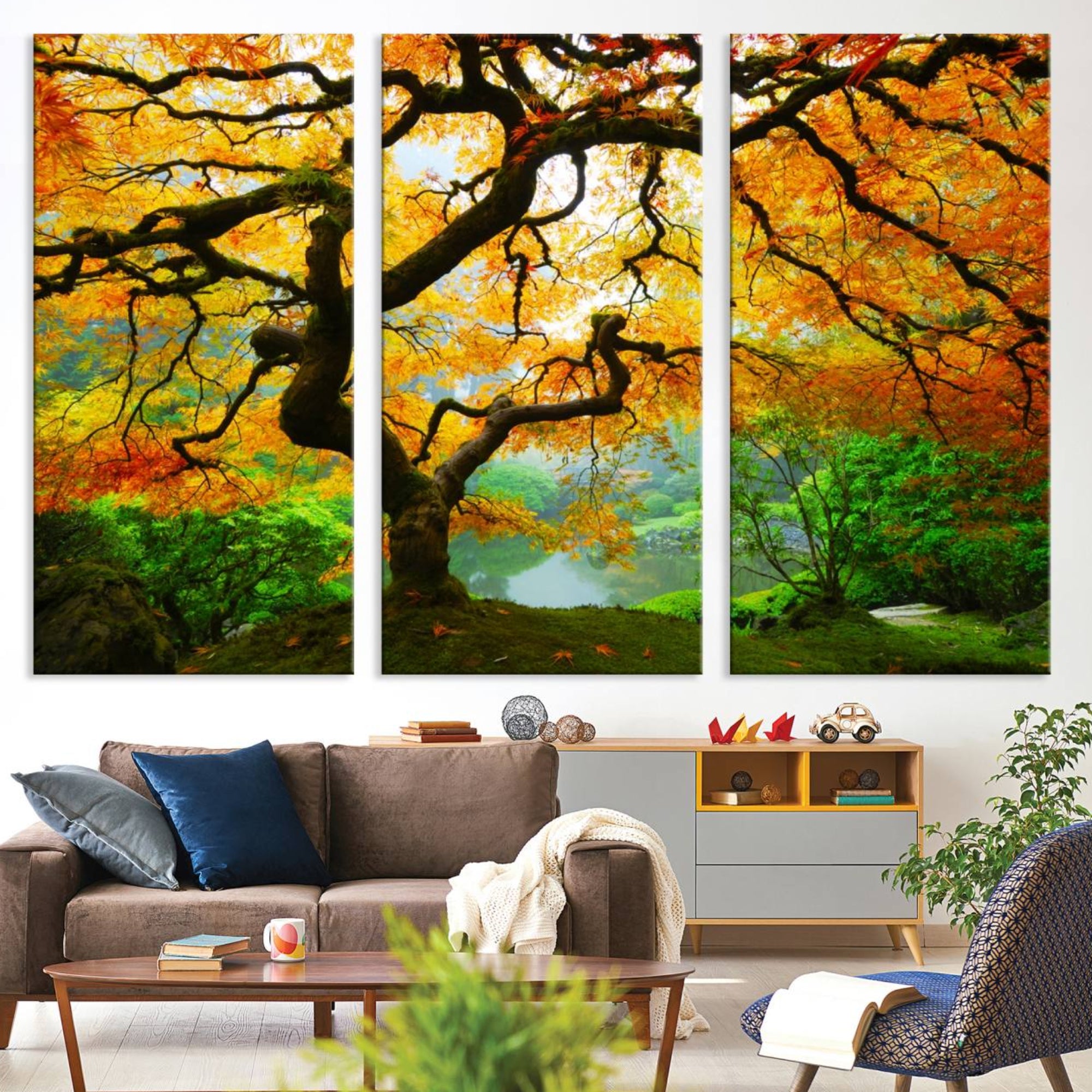 Portland Japanese Maple Tree Canvas Wall Art – Japanese Garden