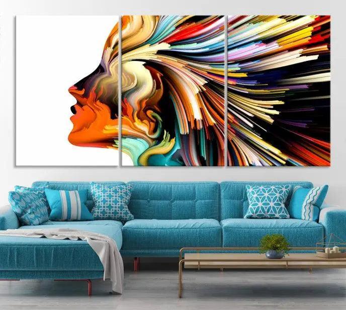 Profile Colors Canvas Print