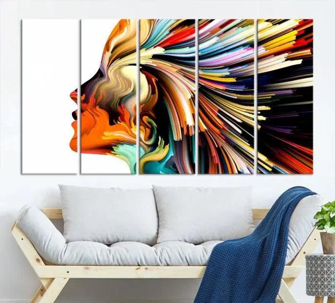 Profile Colors Canvas Print