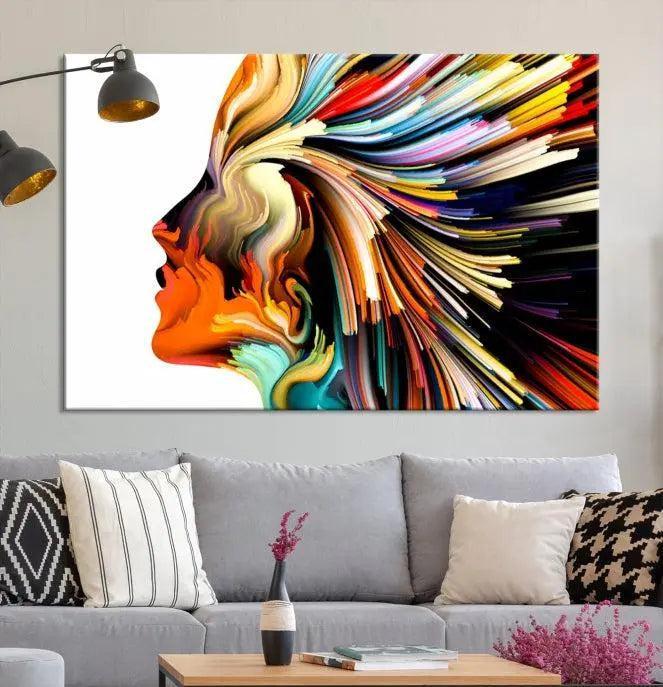 Profile Colors Canvas Print