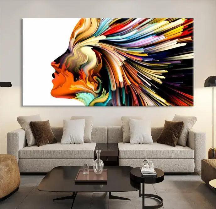 Profile Colors Canvas Print
