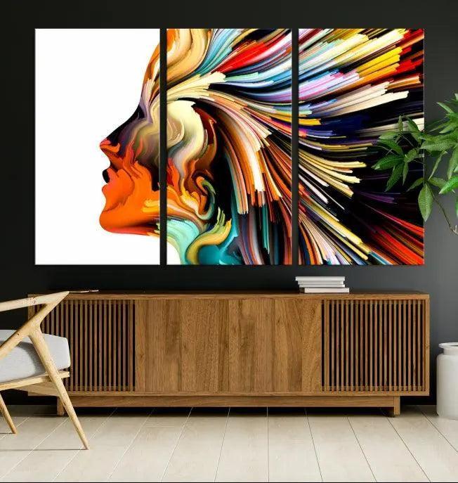 Profile Colors Canvas Print