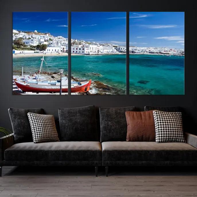Edit-Images-Santorini Wall Art Canvas Print