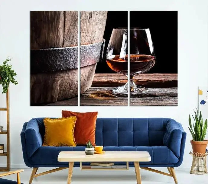 Scots Whiskey Wall Art Canvas Print 