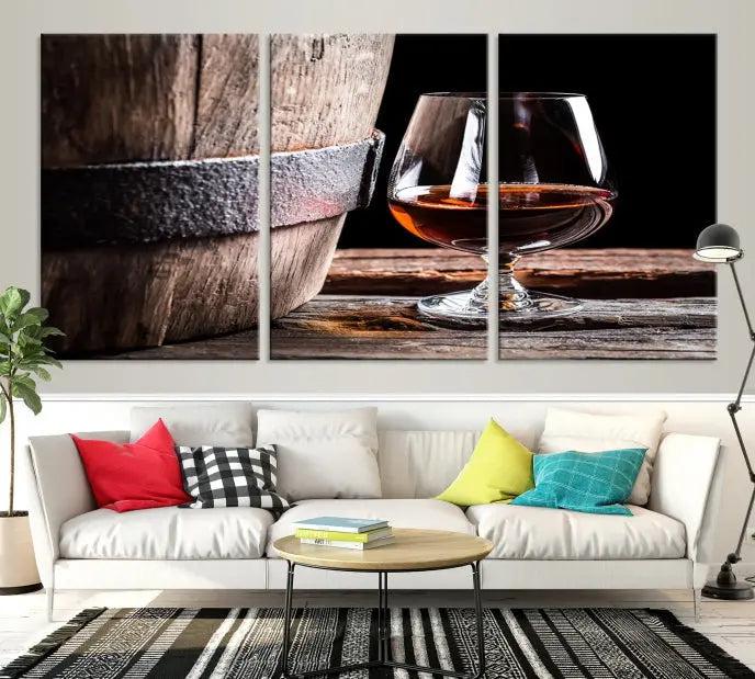 Scots Whiskey Wall Art Canvas Print 