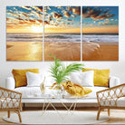 95522-MGV-CV-36X24-Soothing Sunset on Calm Beach