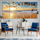 95522-MGV-CV-36X24-Soothing Sunset on Calm Beach
