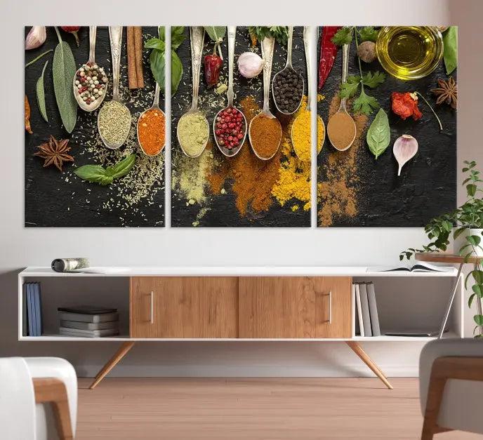 Spices Wall Art Canvas Print 