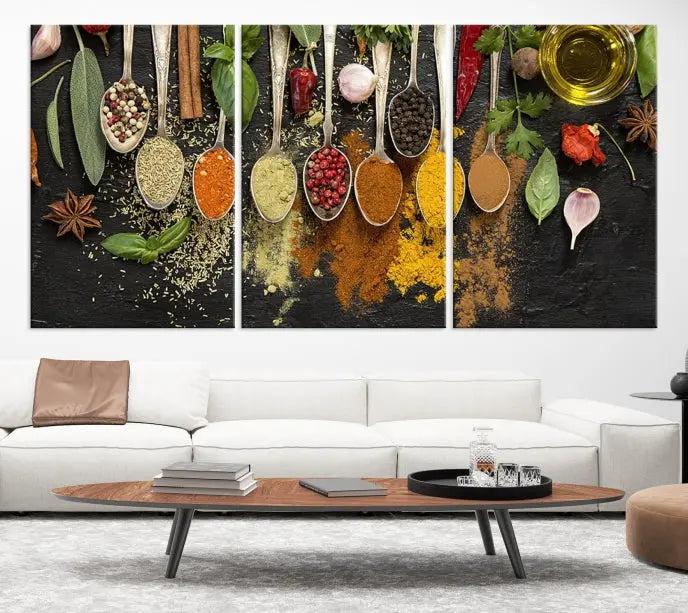 Spices Wall Art Canvas Print 