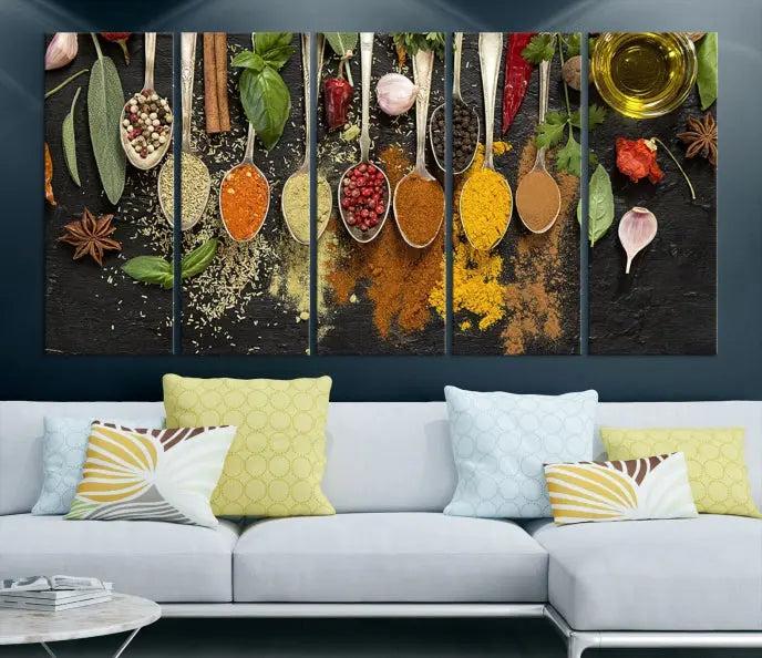 Spices Wall Art Canvas Print 