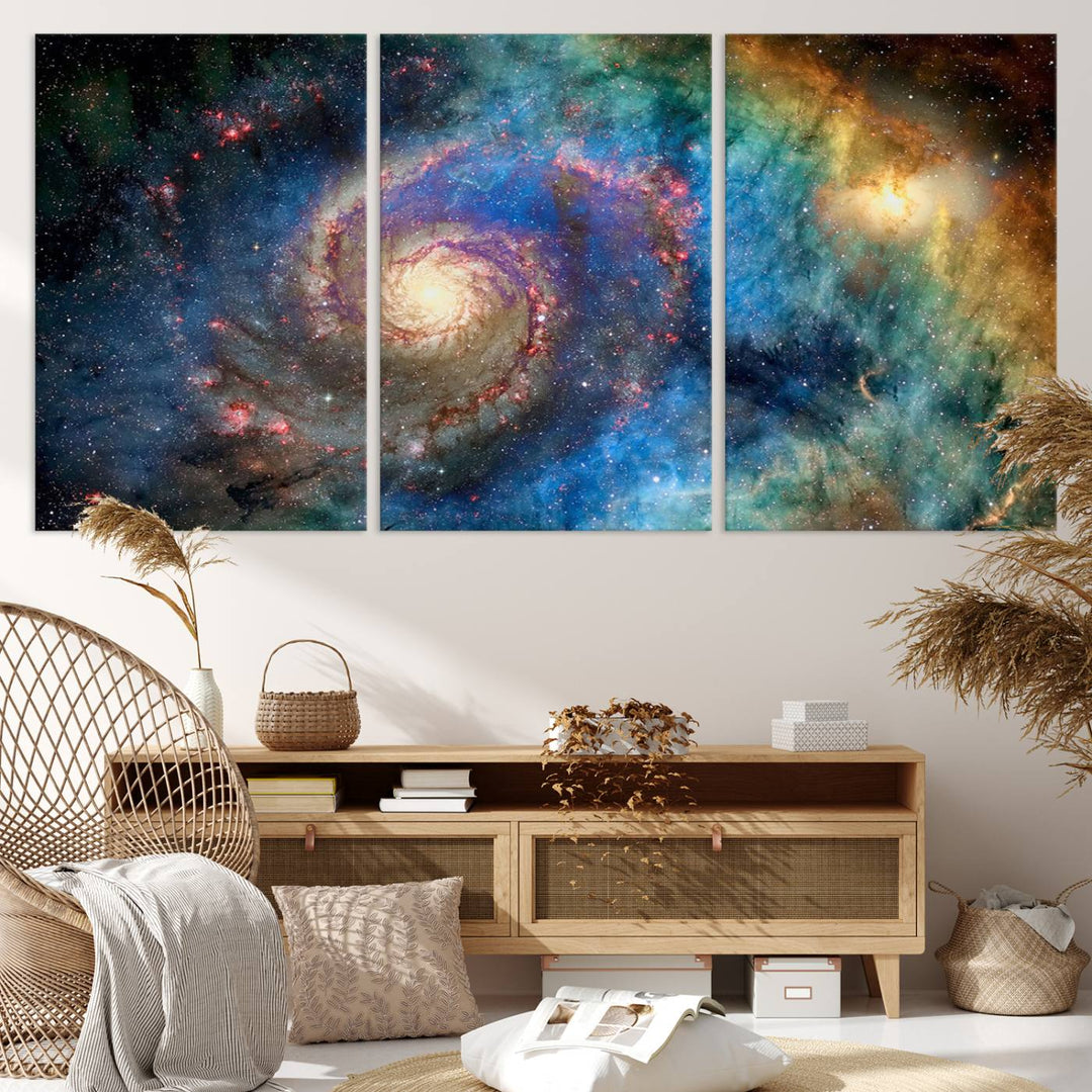 63487-MGV-CV-36X24-Spiral Galaxy Wall Art Canvas Print