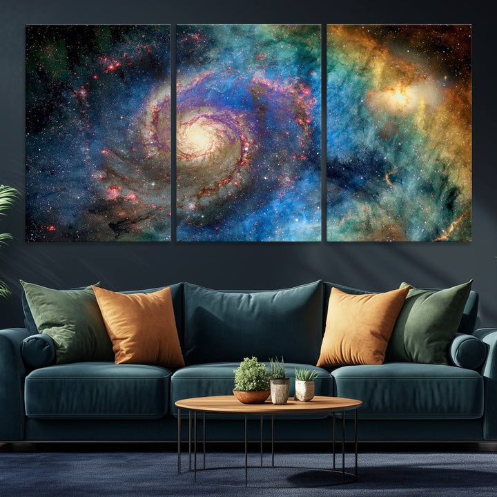 63487-MGV-CV-36X24-Spiral Galaxy Wall Art Canvas Print