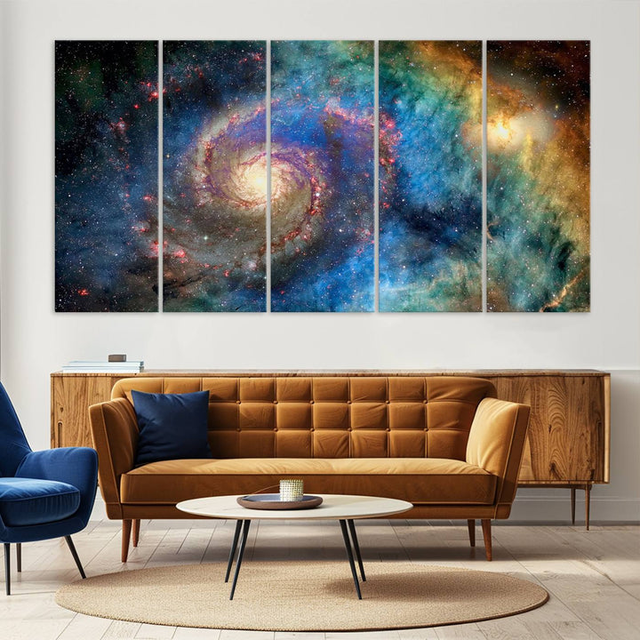 63487-MGV-CV-36X24-Spiral Galaxy Wall Art Canvas Print