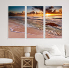 38302-MGV-CV-36X24-Sunset on Ocean Wall Art Canvas Print