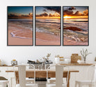 38302-MGV-CV-36X24-Sunset on Ocean Wall Art Canvas Print