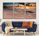 38302-MGV-CV-36X24-Sunset on Ocean Wall Art Canvas Print