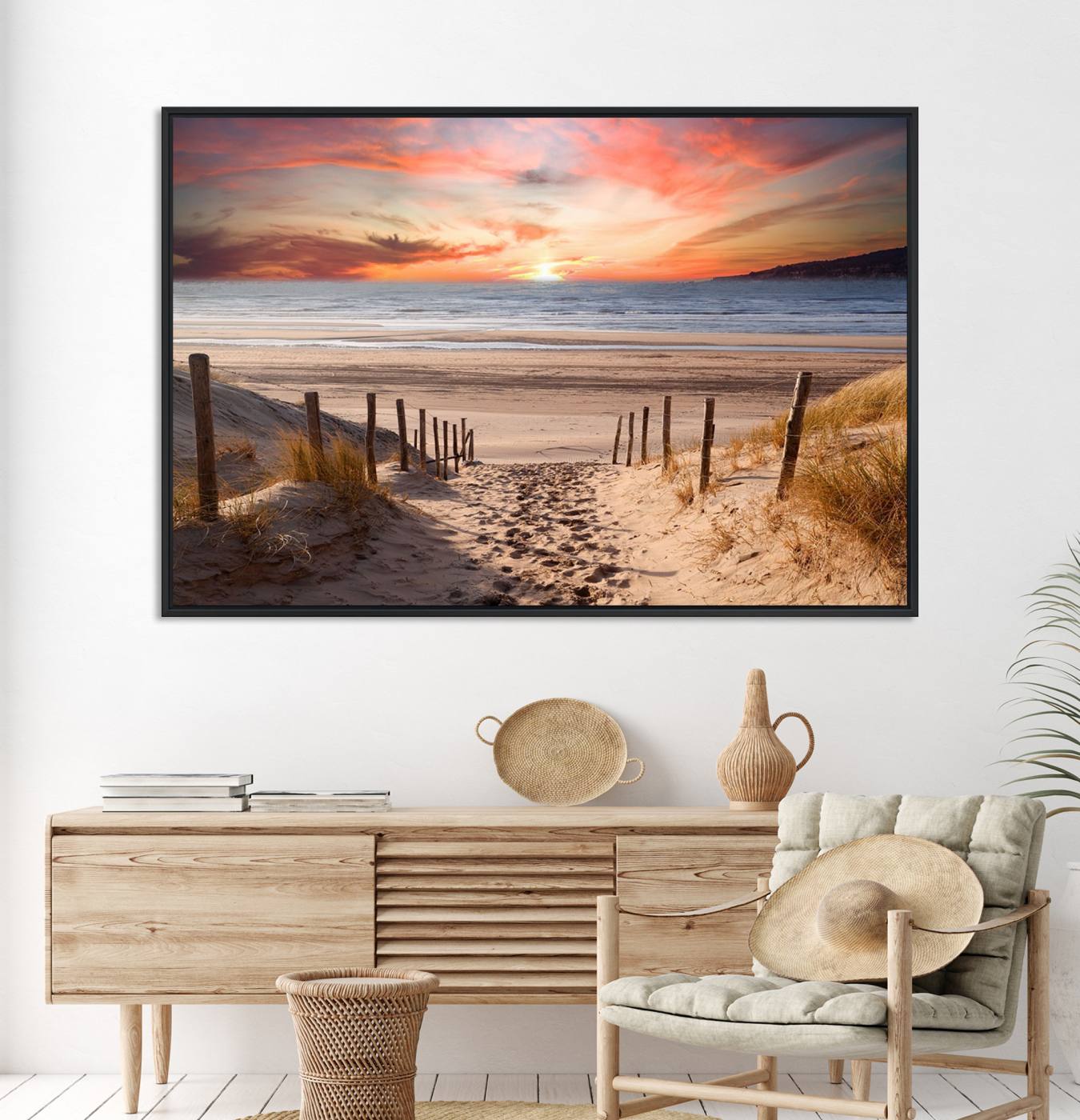 78111-MGV-CV-36X24-Sunset on the Sea Wall Art Canvas Print