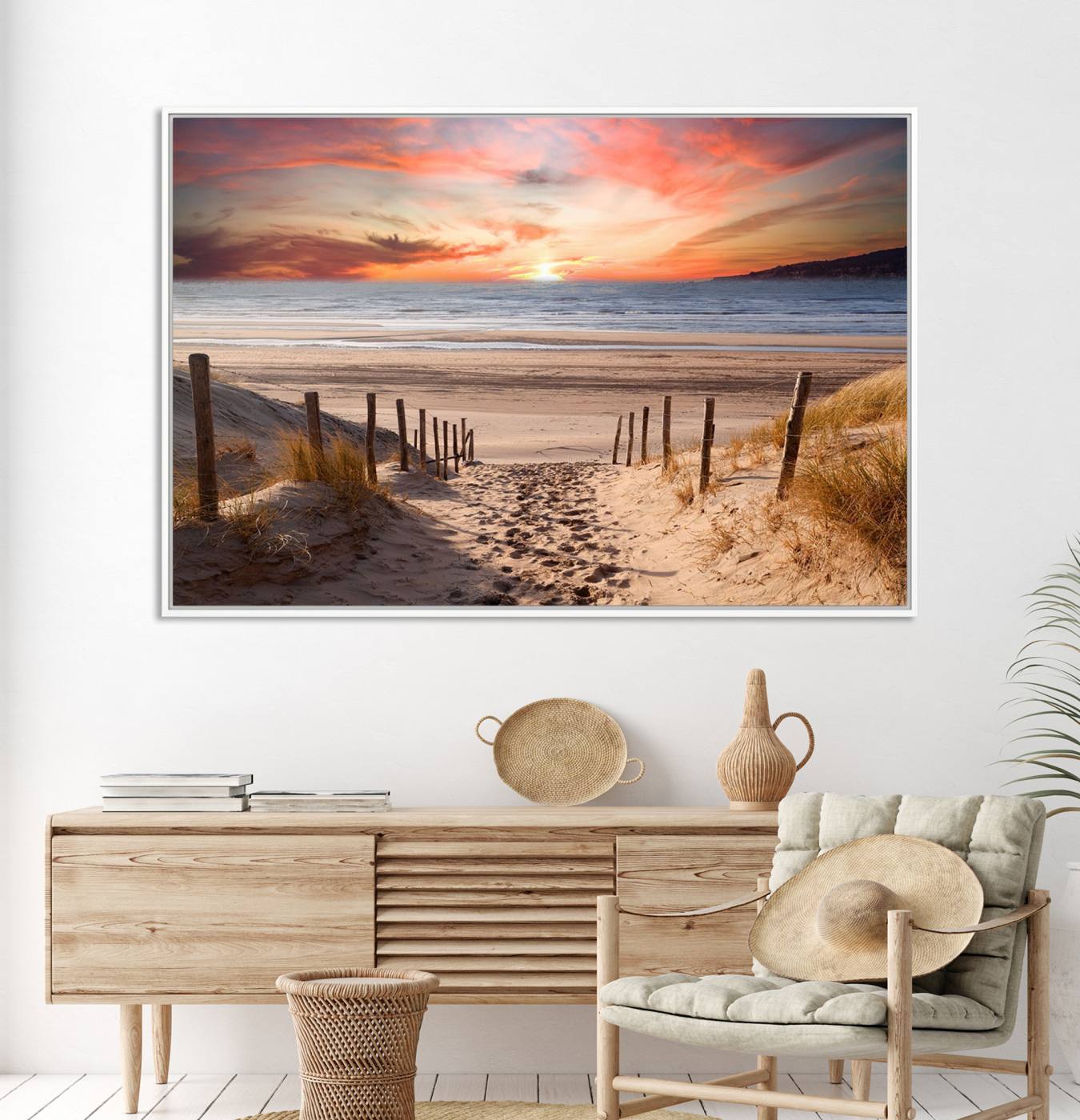 78111-MGV-CV-36X24-Sunset on the Sea Wall Art Canvas Print