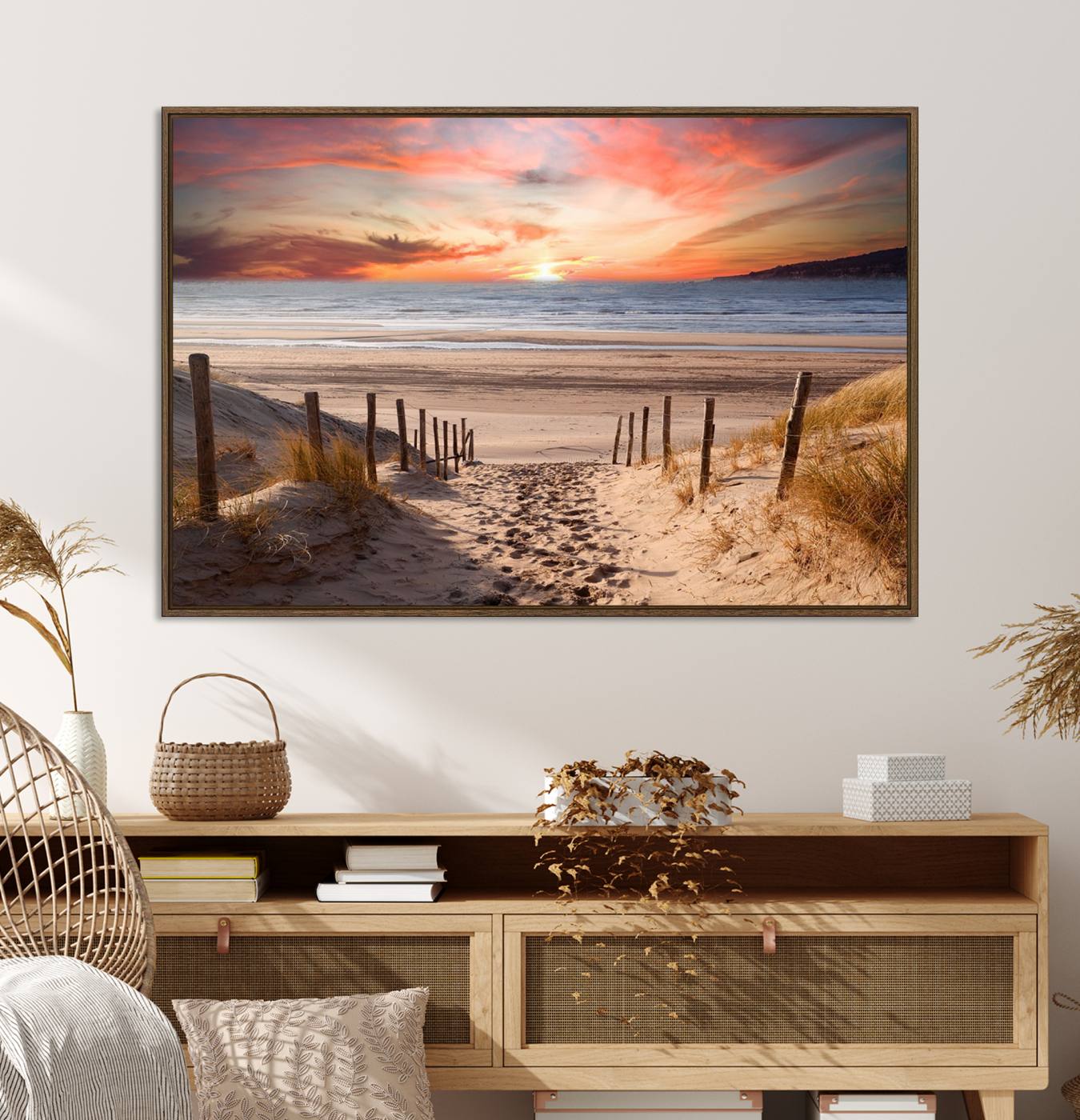 78111-MGV-CV-36X24-Sunset on the Sea Wall Art Canvas Print